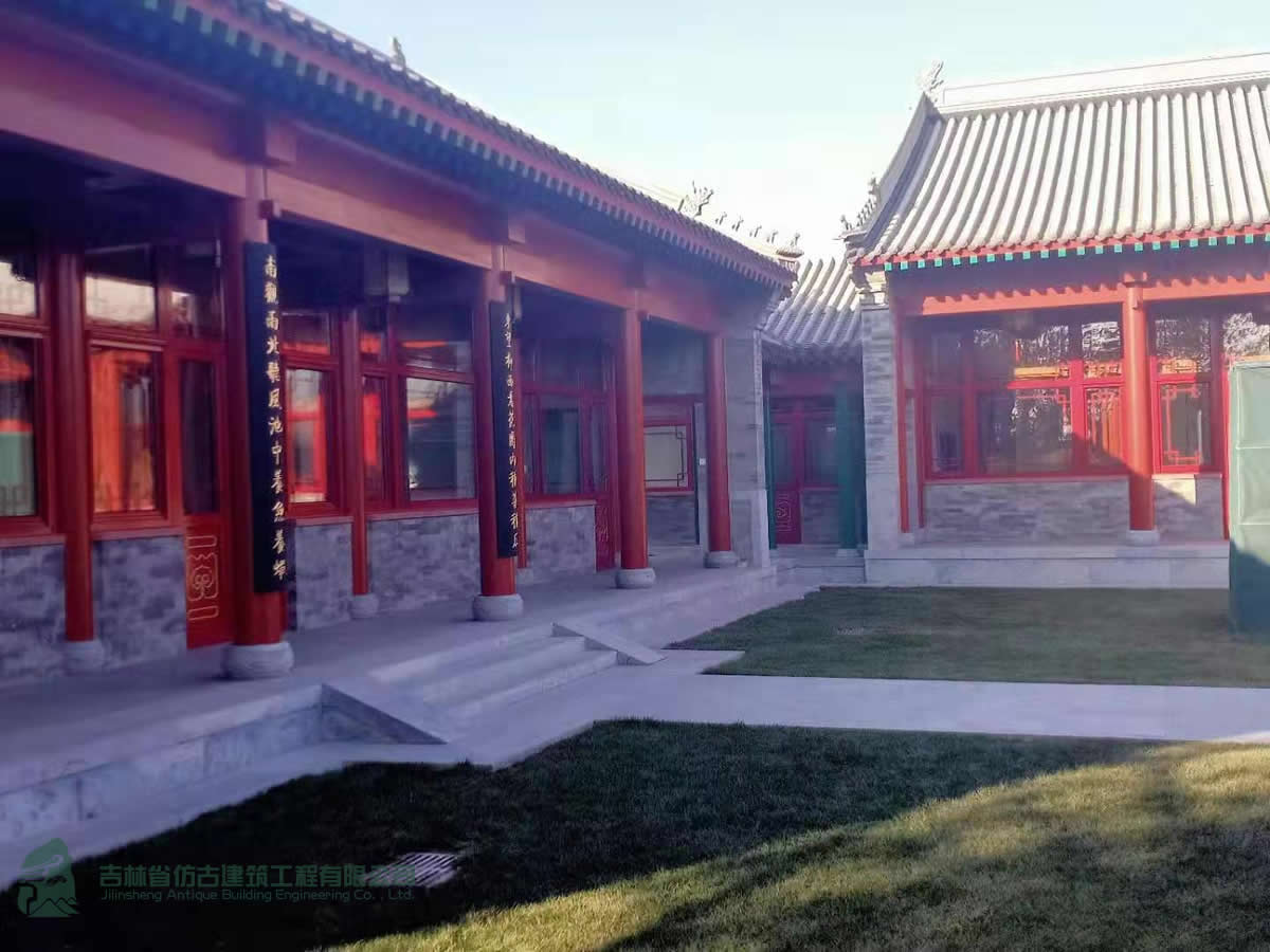 農(nóng)場四合院施工案例